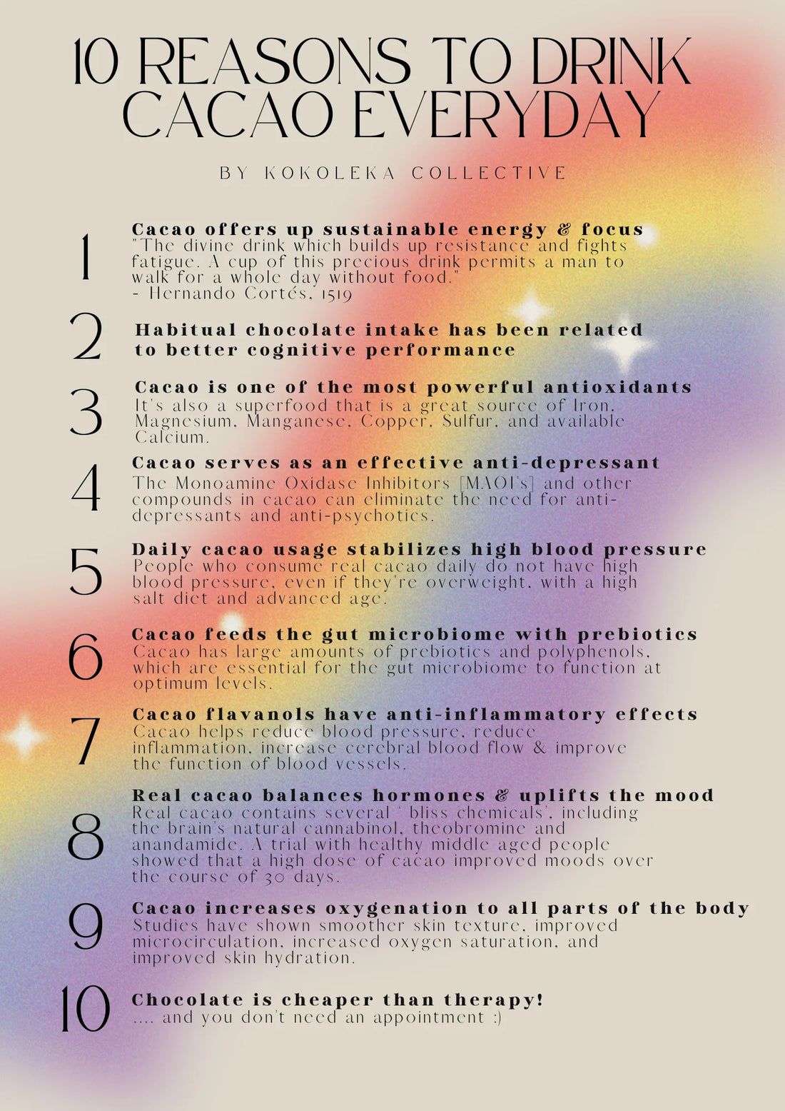 10 benefits of drinking cacao daily