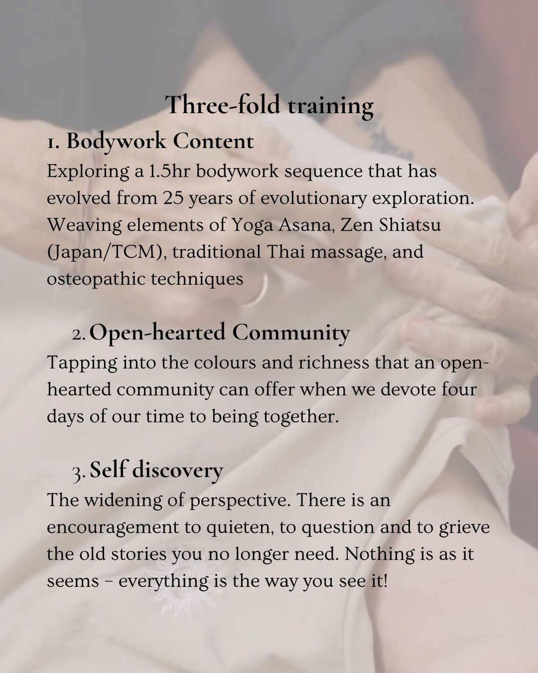 Zenthai Shiatsu Kaua'i - December 10th-13th